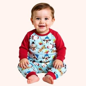 NWT Pete+Lucy Romper Frosted Fun Print